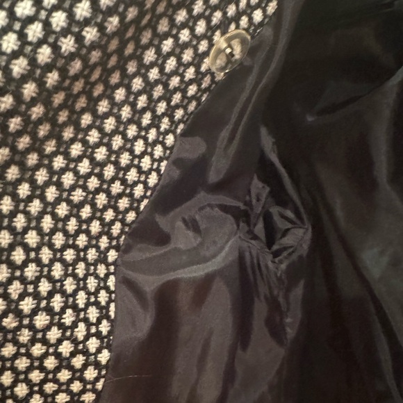 ‼️LADIES DEAL OF THE DAY‼️Charter Club Black and White Peacoat - Picture 8 of 8